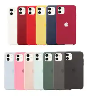 Apple Carcasa Silicon Case Para Iphone11 Con Colores Variados