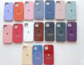 Apple Carcasa Silicon Case Para Iphone12 Mini Con Colores Variados