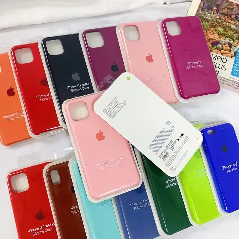 Apple Carcasa Silicon Case Para Iphone13pro Con Colores Variados