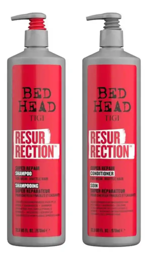 Shampoo Y Acondicionador Bed Head Tigi Resurrection 1000 Ml