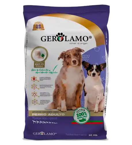 Gerolamo · Perro Adulto Razas Grandes 15 Kilos