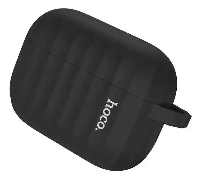 Funda Protectora Hoco De Silicona Para Airpods Pro Negro