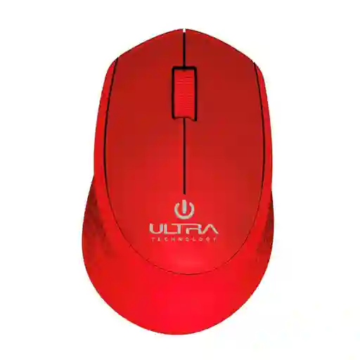 Mouse Optico Inalambrico Ultra Rojo