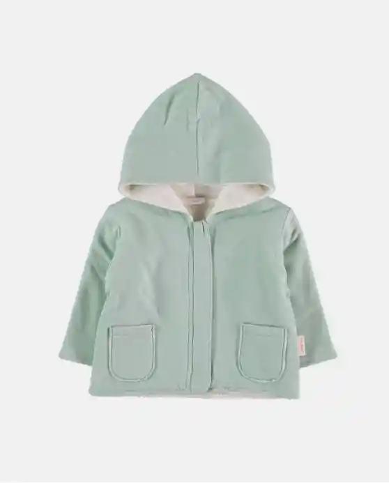 Abrigo -polar Noni Aqua Talla 0-3 Meses