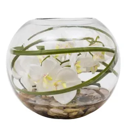 Orquídea En Esfera De Vidrio 20 Cm