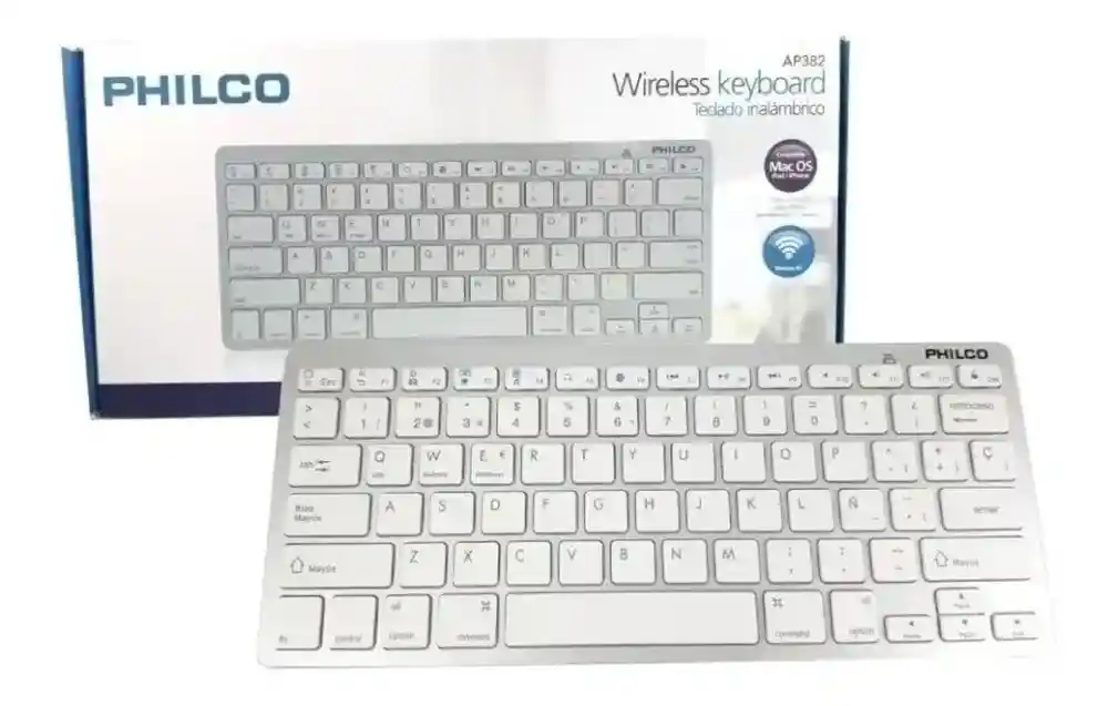 Teclado Bluetooth Philco Blanco 10 Pulgadas