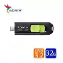 Pendrive Adata 32 Gb Usb Tipo C 3.2 Negro