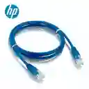 Cable De Red Hp Cat 6 3mt Azul