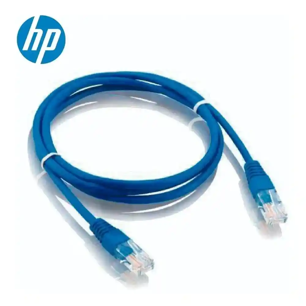 Cable De Red Hp Cat 6 3mt Azul