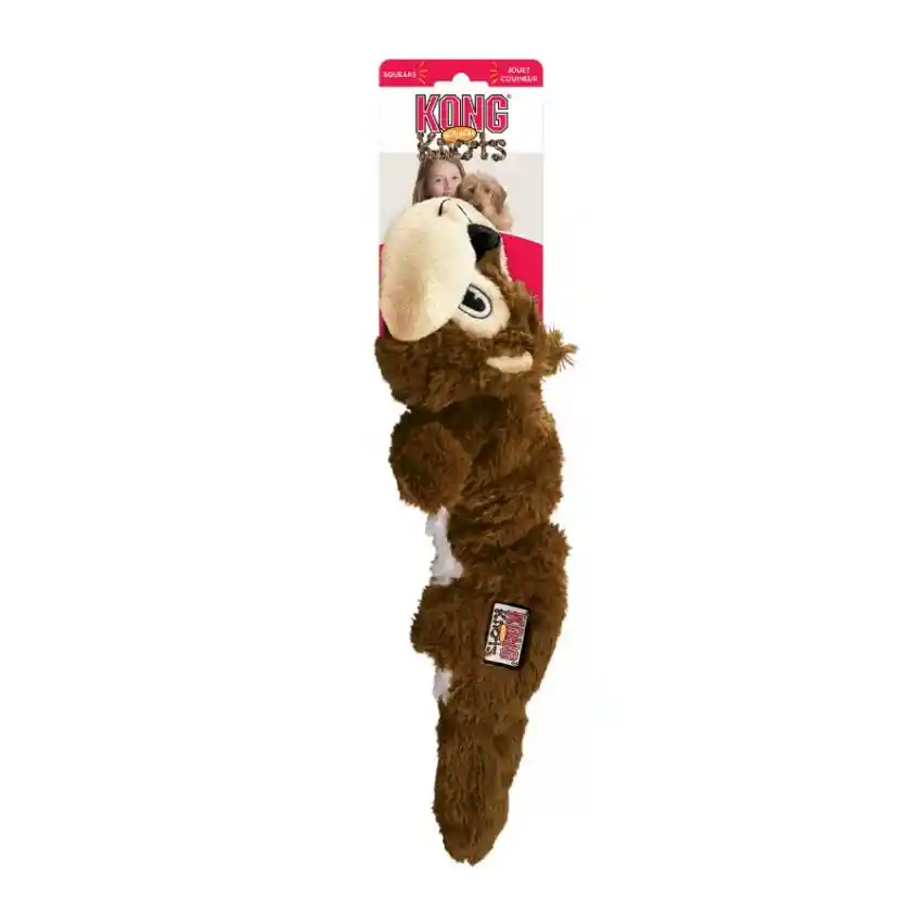 Kong Scrunch Knots Squirrel Medium