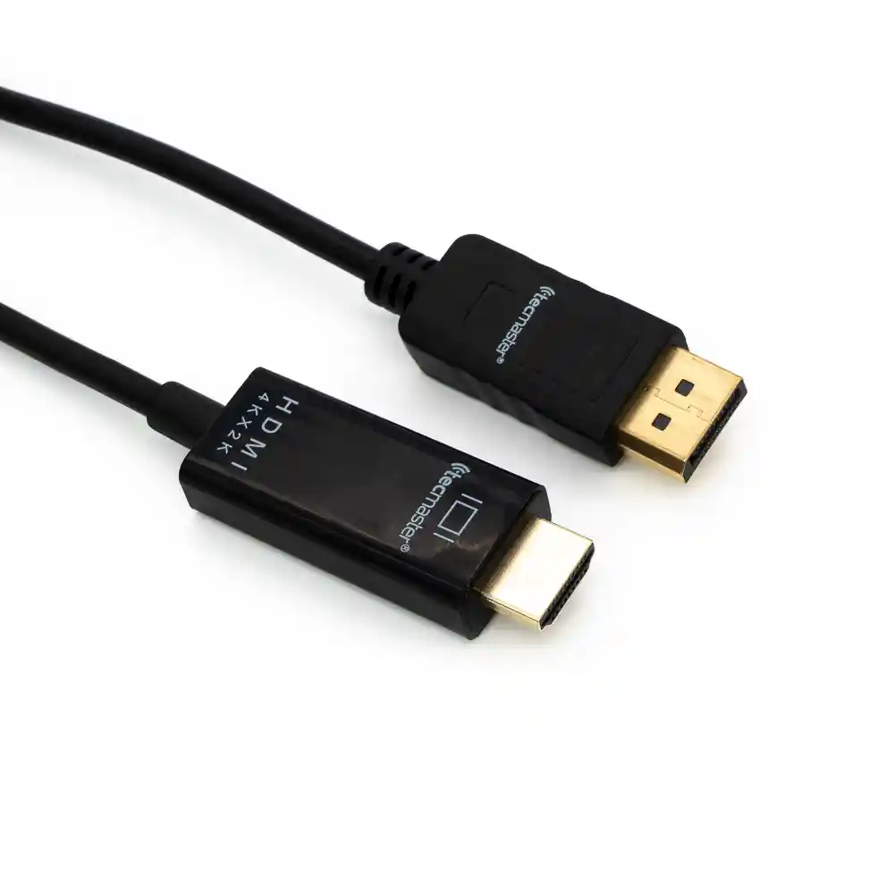 Cable Display Port Macho A Hdmi Macho 4k 1.8 Mt Negro