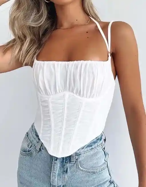 Basic Bustier White Xs