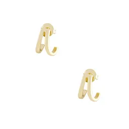 Aros Ivory Baño De Oro