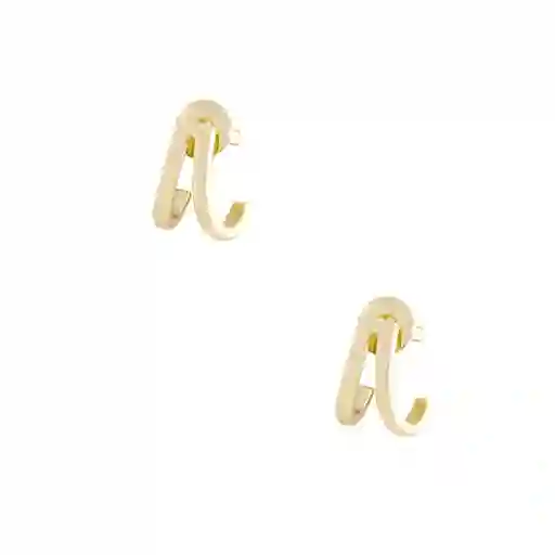 Aros Ivory Baño De Oro