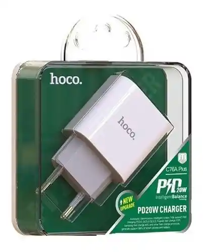 Cargador Para Iphone Hoco C76 Plus Carga Rapida 20w