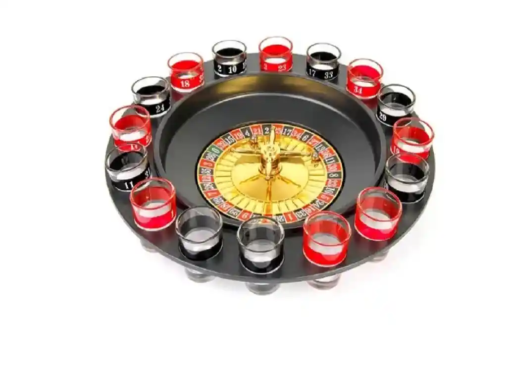 Juego De Ruleta Con Vasos Drinking Roulette Juego De Mesa