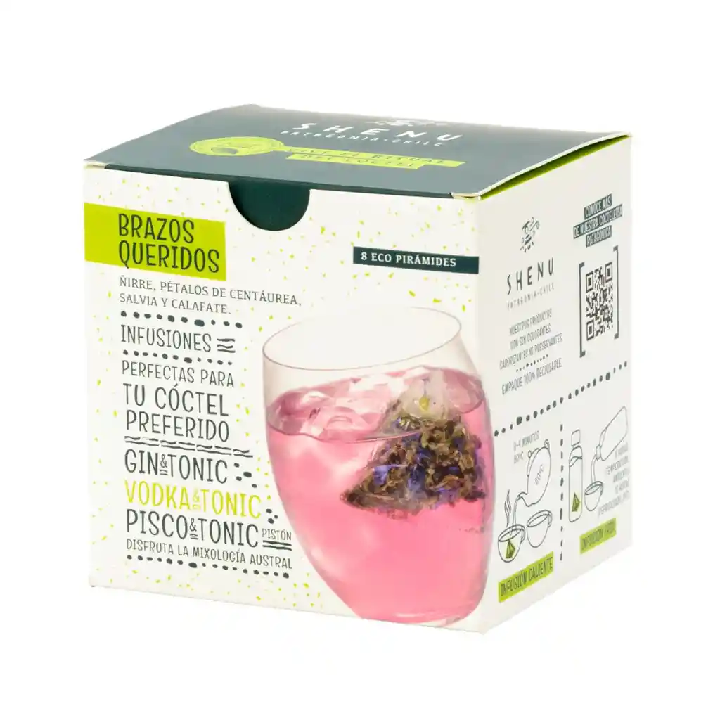 Infusión ”brazos Queridos” 8 Eco Pirámides