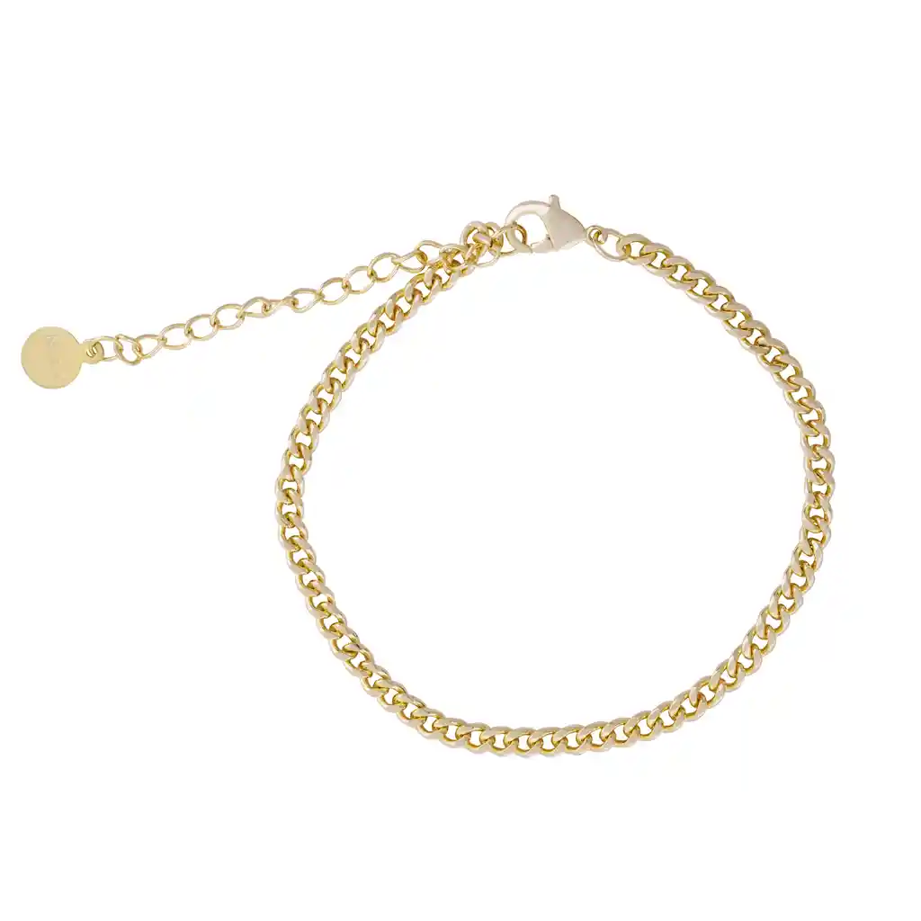 Pulsera Drop Baño De Oro