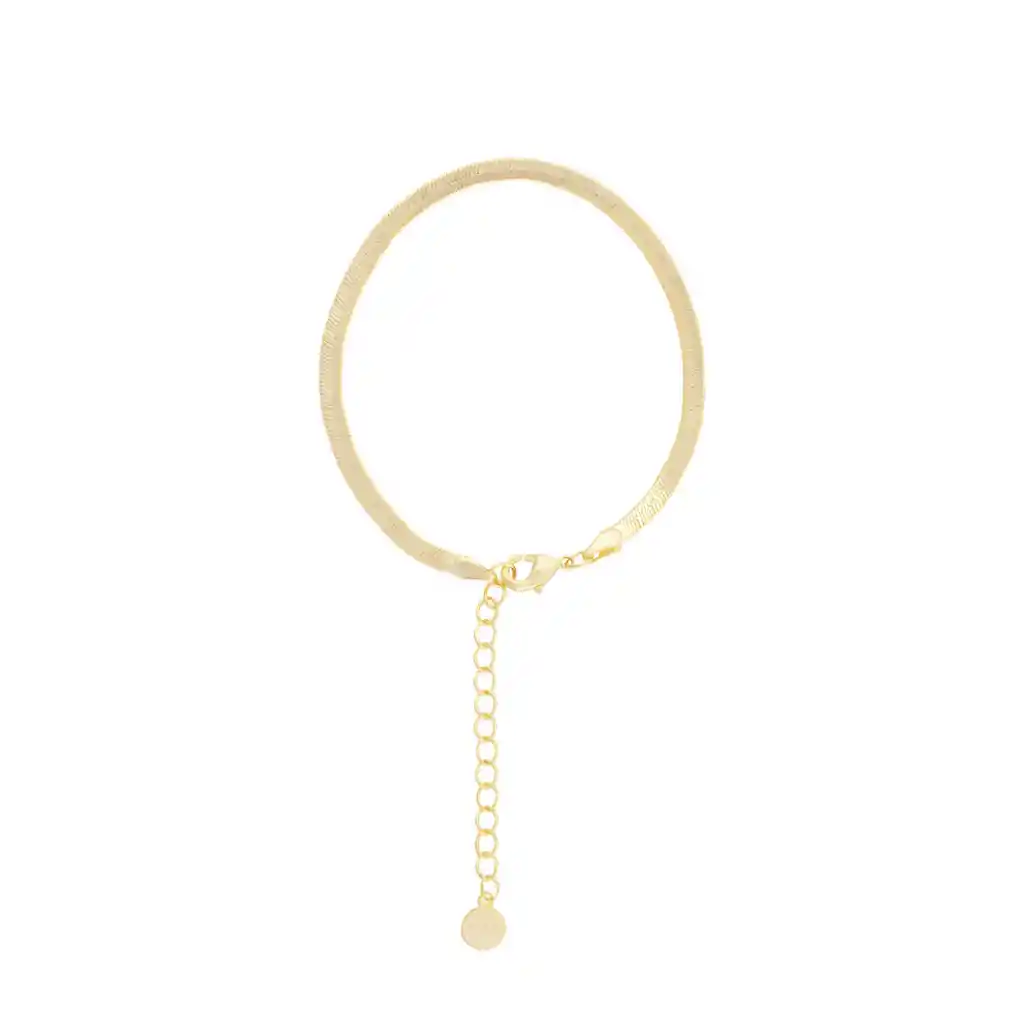 Pulsera Sis Baño De Oro