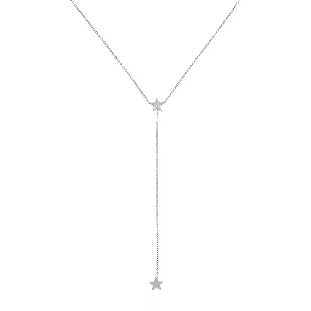 Collar Cascada Olivia Plata