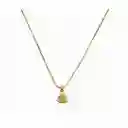 Collar Yellow Stone Baño De Oro