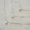 Collar Yellow Stone Baño De Oro