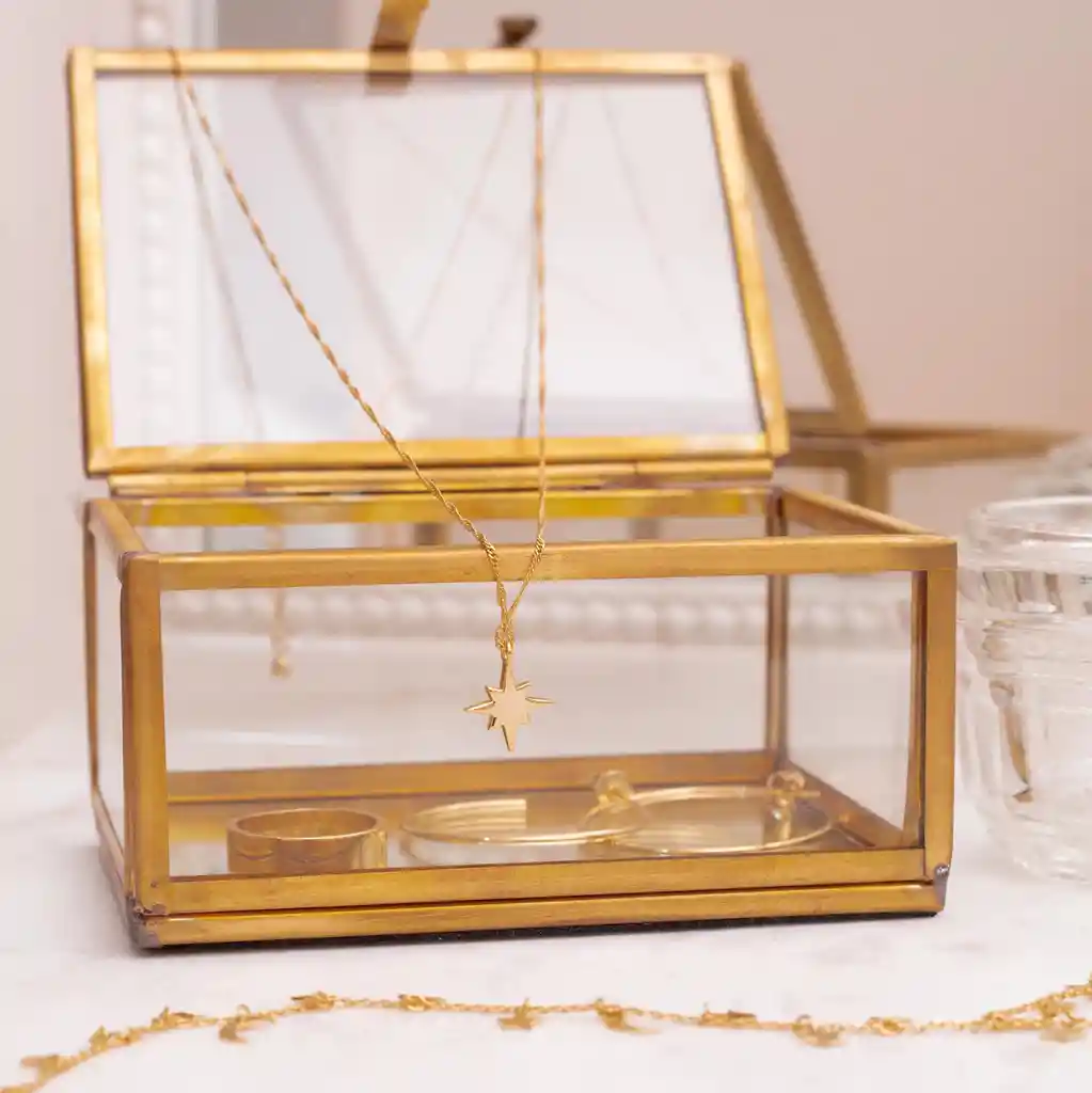 Collar Shooting Star Baño De Oro