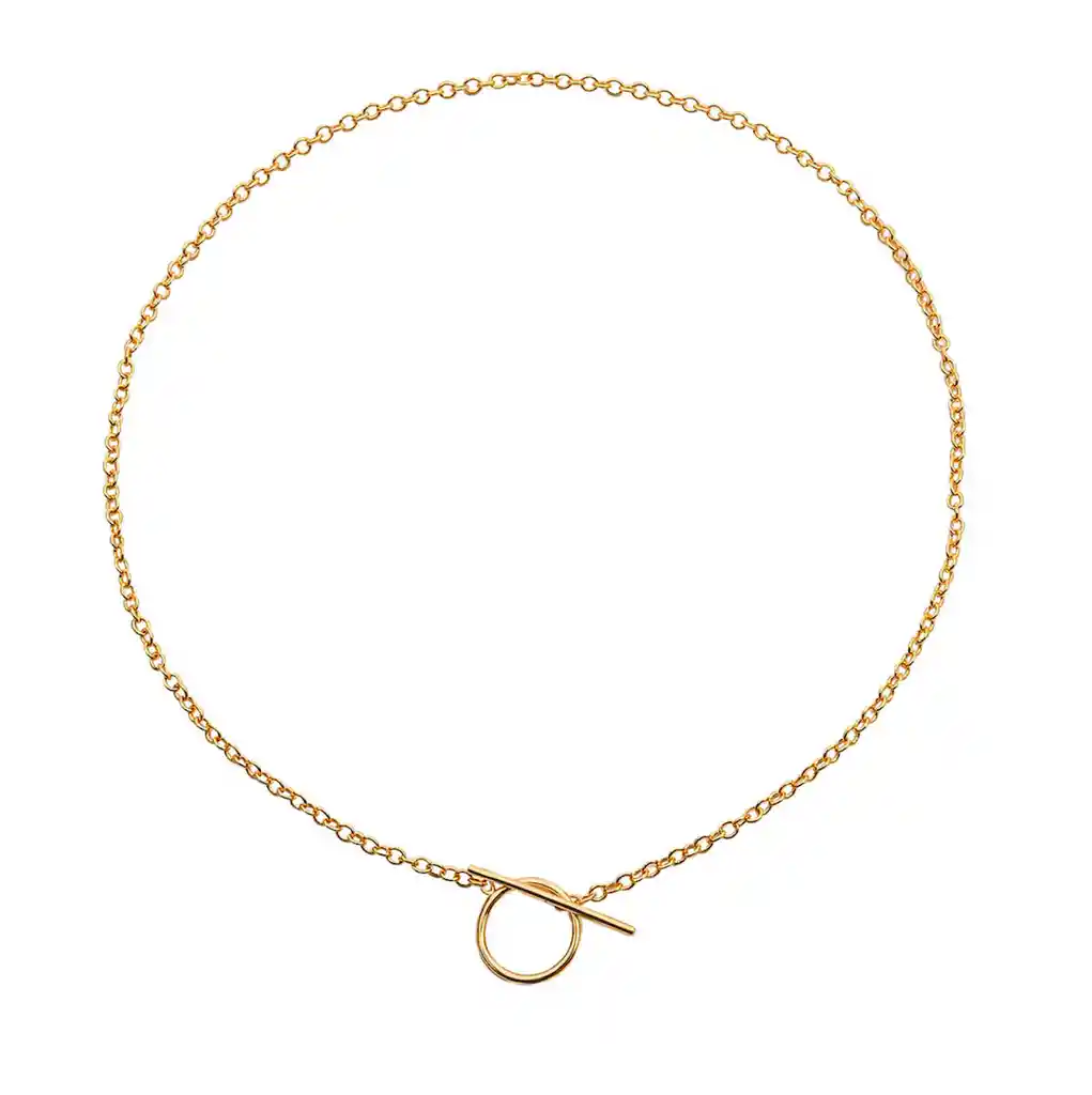 Chocker Malva Baño De Oro