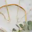 Chocker Malva Baño De Oro