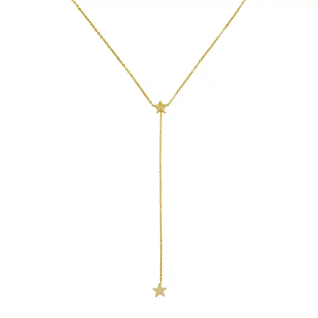 Collar Cascada Olivia Baño De Oro