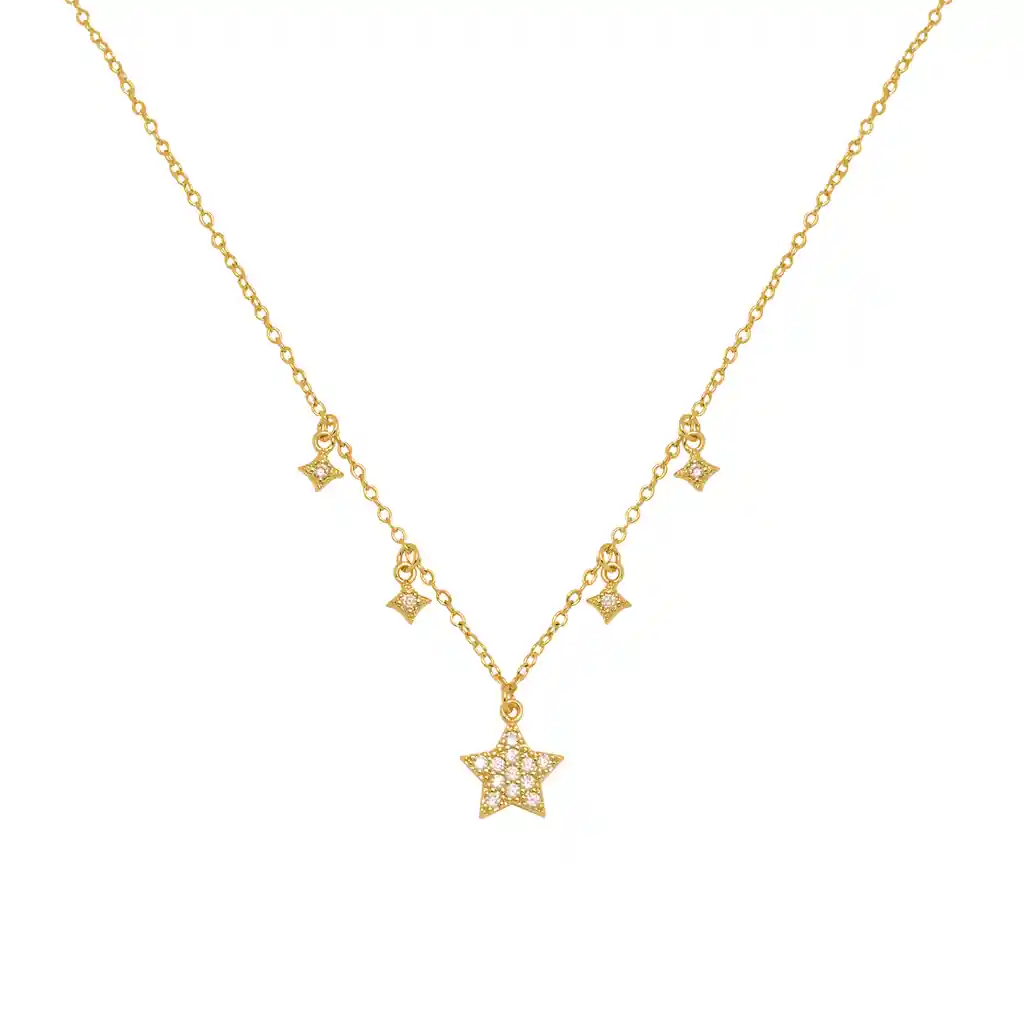 Collar Alexa Baño De Oro