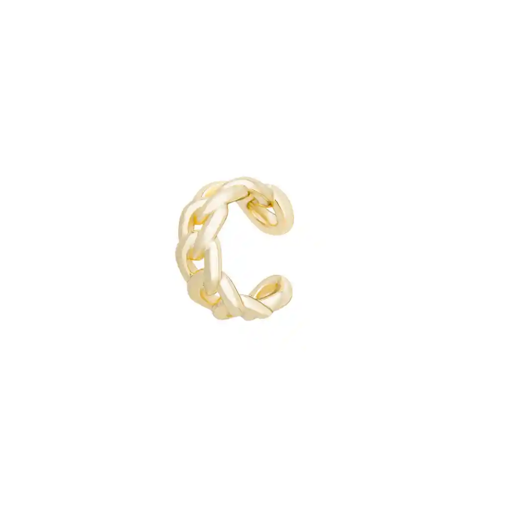 Ear Cuff Chain Baño De Oro