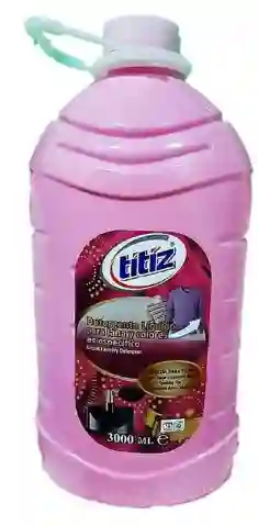 Detergente Especializado En Telas Tipo Lana Y Colores 3 Litros. Marca Titiz