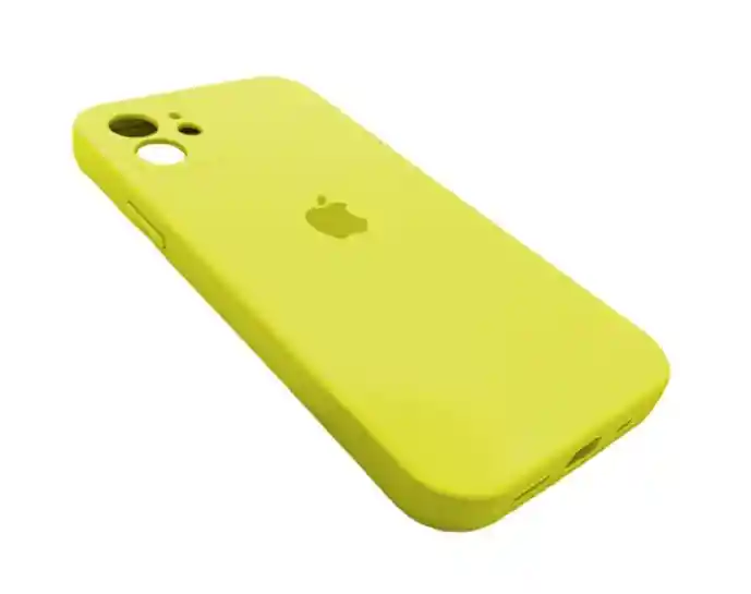 Carcasa Silicona Apple Iphone 11 Amarillo