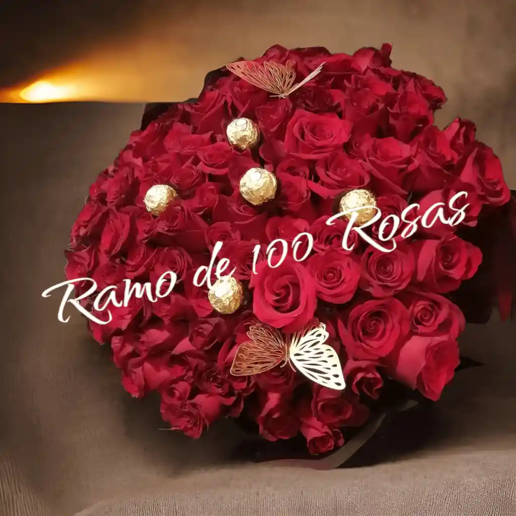 Bouquet De 100 Rosas