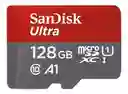 Tarjeta A1 Micro Sdxc Sandisk 128gb Con Adaptador Class 10 Speed 120 Mb/s