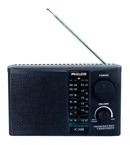 Radio Philco Ic-x60 4 Bandas Am/fm/sw1/sw2