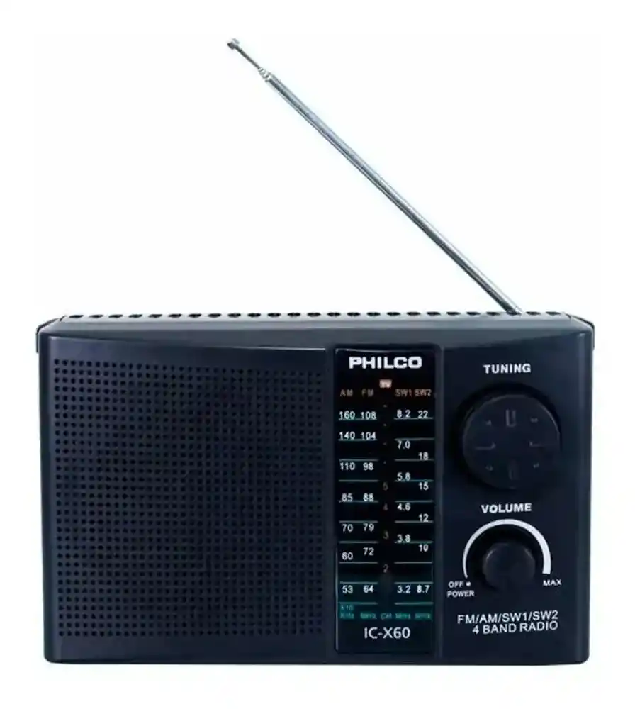 Radio Philco Ic-x60 4 Bandas Am/fm/sw1/sw2