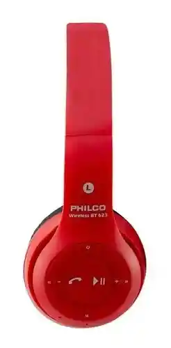 Audifonos Philco Inalambricos Plc623 Rojo