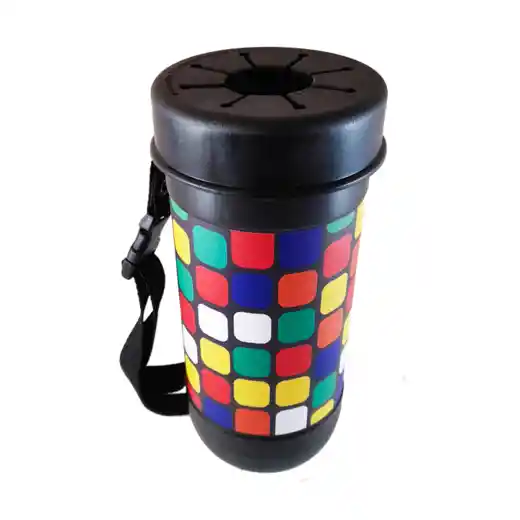 Basurero Portátil De Plástico Reciclado Para Auto Rubik