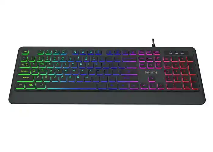 Teclado Philips Gamer Spk8294 Con Luz Led