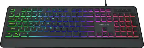 Teclado Philips Gamer Spk8294 Con Luz Led