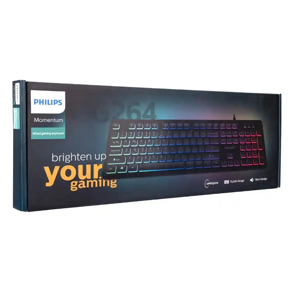 Teclado Philips Gamer Spk8294 Con Luz Led