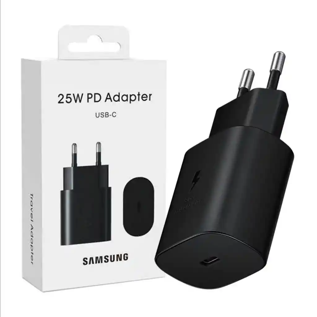 Adaptador Samsung 25w Super Carga Rápida Tipo C Certificado A33a53 A73 S21 S22 S20