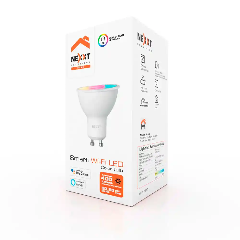 Ampolleta Led Multicolor Gu10 Nexxt