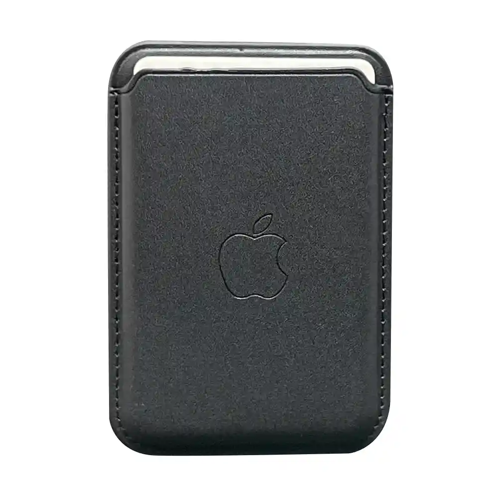 Billetera De Cuero Para Iphone 12/13/14 Con Magsafe Negro