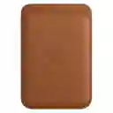 Billetera De Cuero Para Iphone 12/13/14 Con Magsafe Marron