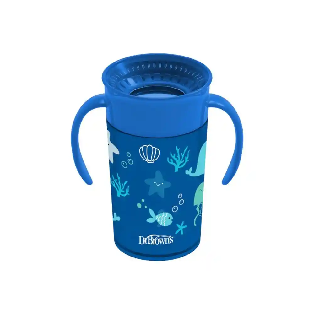 Vaso 360° Con Asas 300ml Drbrowns (9m+)