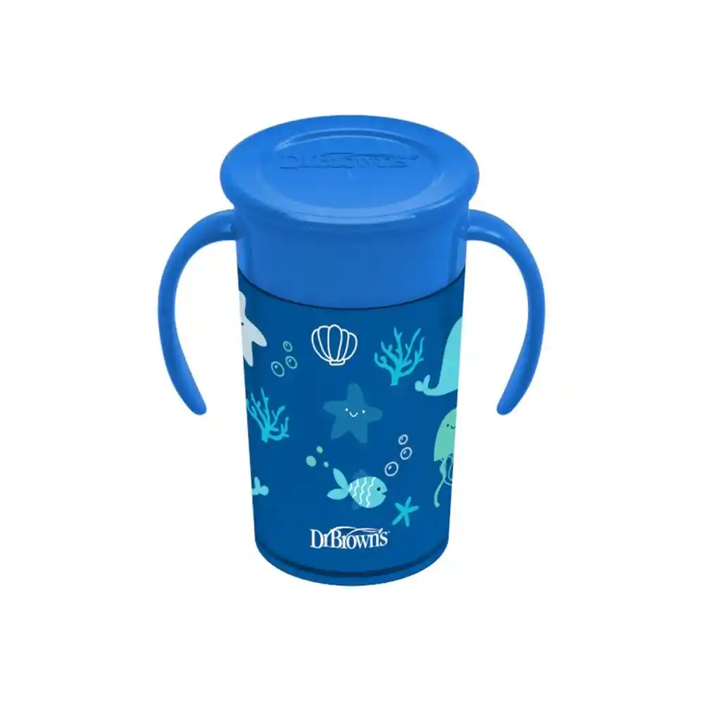 Vaso 360° Con Asas 300ml Drbrowns (9m+)