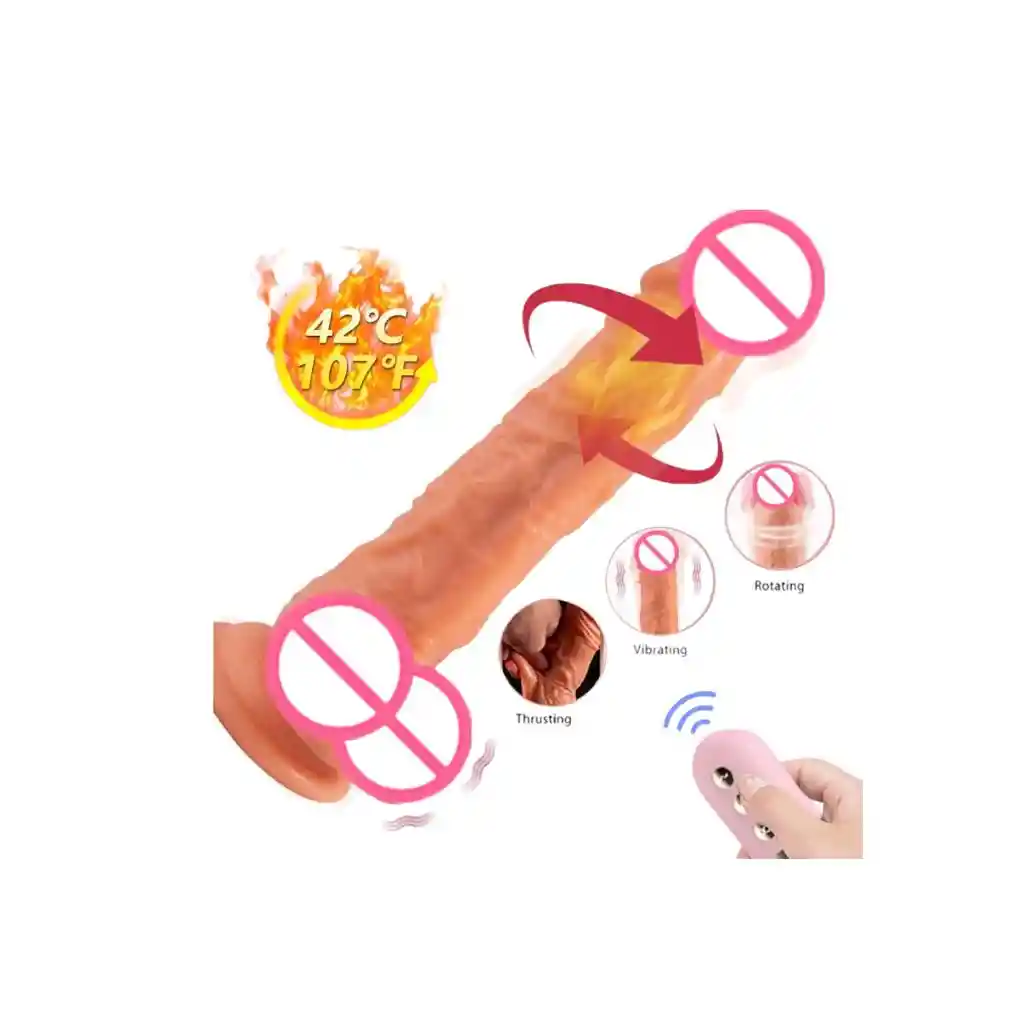 Vibrador Realista A Control Remoto